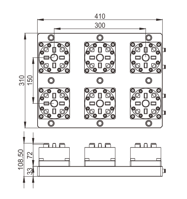 3R-600.EX8 Pneumatic Chuck-Specification