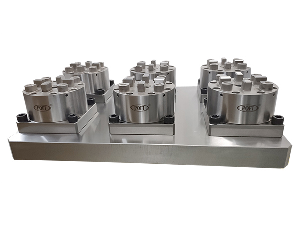 6 in 1 3M D100 Pneumatic Chuck with CNC Base 3R-600 EX8