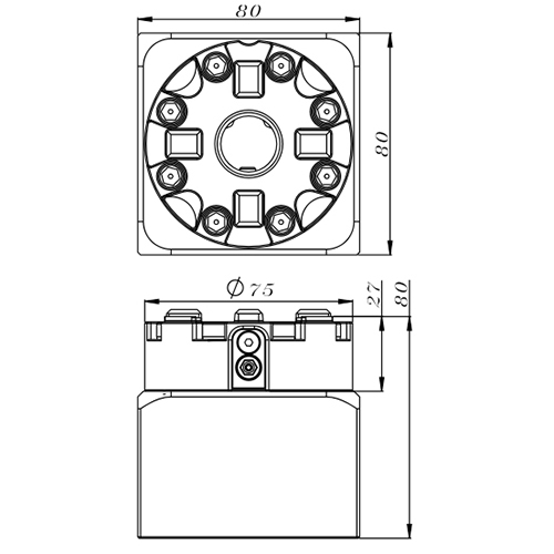 POFI D75 CNC Manual Chuck-specification