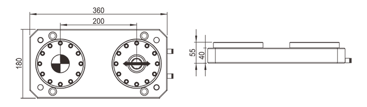 PO-MTS0001-MTS 2 Heads Pneumatic Chuck-Specification