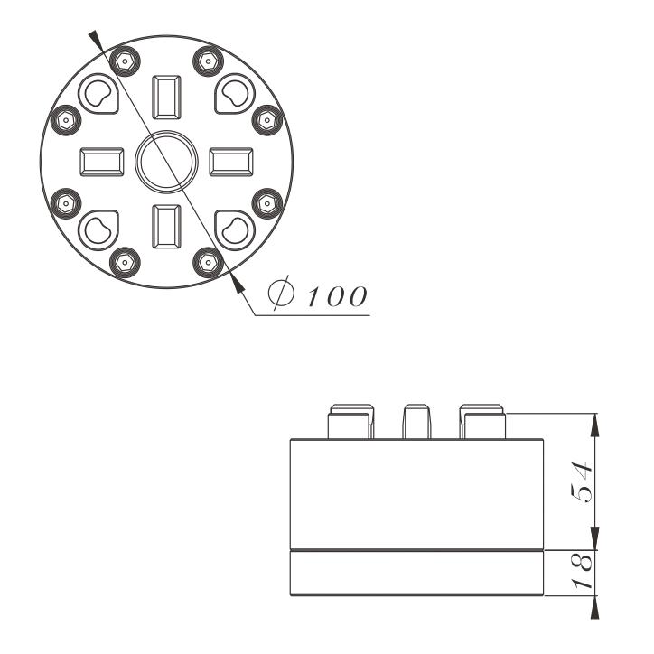 PO-3M0039-D100 3M Pneumatic Chuck-specification