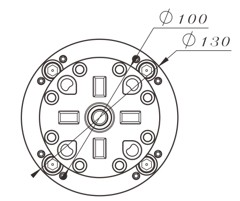 PO-3M0041-D100 3M EDM Pneumatic Chuck-Specification-1