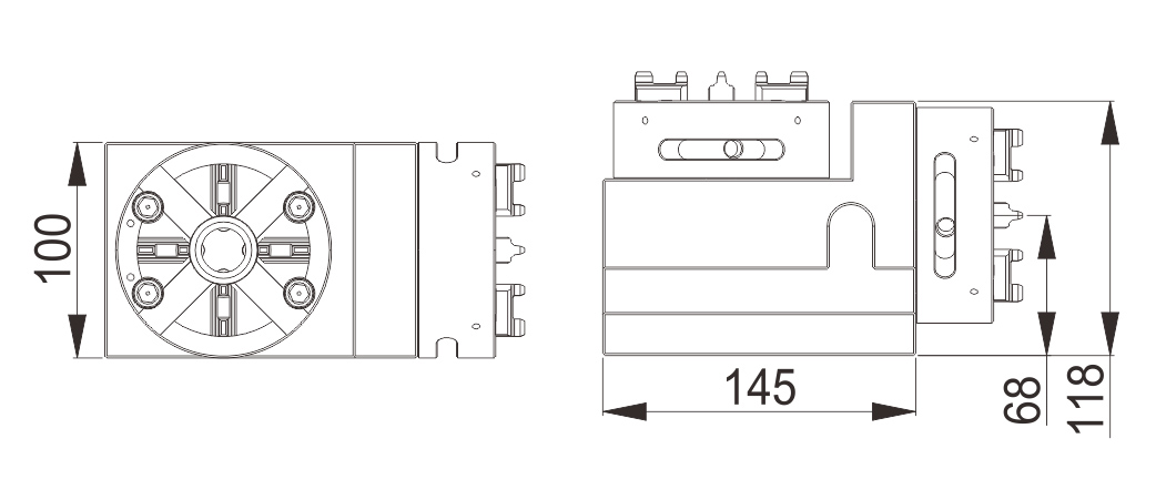 ER-019424 ER-036345 Quick Chuck 100P with Square Block-specification