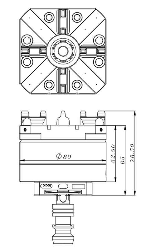 3R Shift to EROWA pneumatic Chuck-Specification