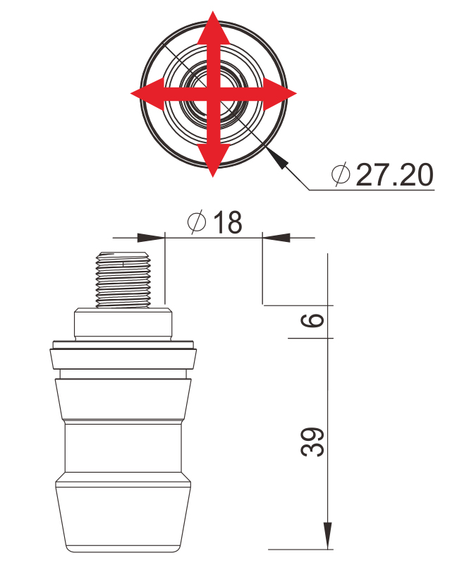 PO-MTS0008-LOCKING SPIGOT-Specification
