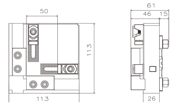 Fixture for 20x50mm Tiny Components-specification