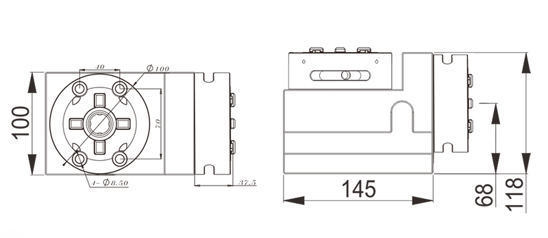Horizontal and Vertical Manual Chuck MarcoStd-Specification-800