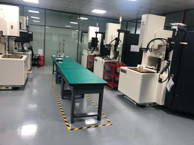 EDM machine centers