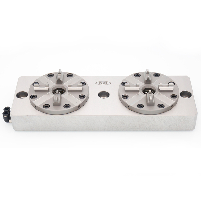 2 in 1 Optimized Pneumatic Chuck with CNC Base Plate ER-035519