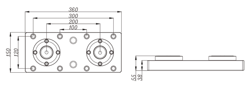 2头重型托板-specification