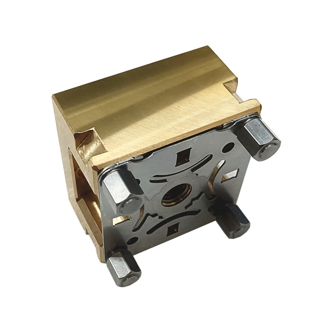 POFI Brass Flat Holder 51x51 with Mounting Option Gripper Slots ER-093780