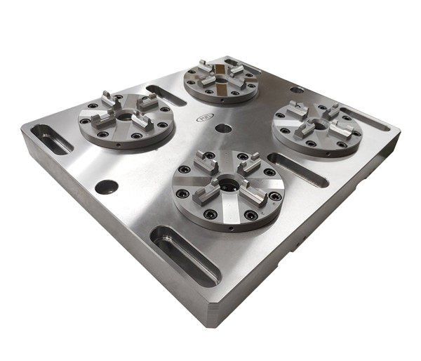 4 in 1 Optimized Pneumatic Chuck with CNC Base Plate ER-035519 