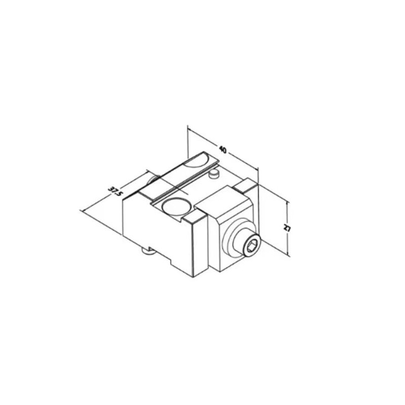 size-1Dovetail slotted holder U16