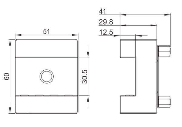 PO-B0004-U30 Stainless Steel Holder-Specification
