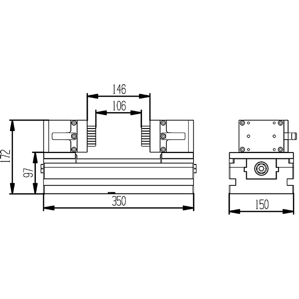 PO-RX0009-Self-centering Vise with Flexible Tooling Fixture-600