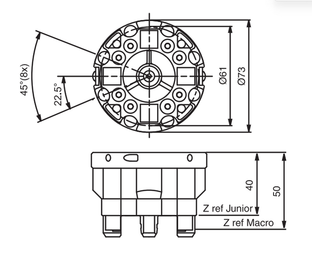 POFI Manual Chuck, MacroCombi 3R-460.34