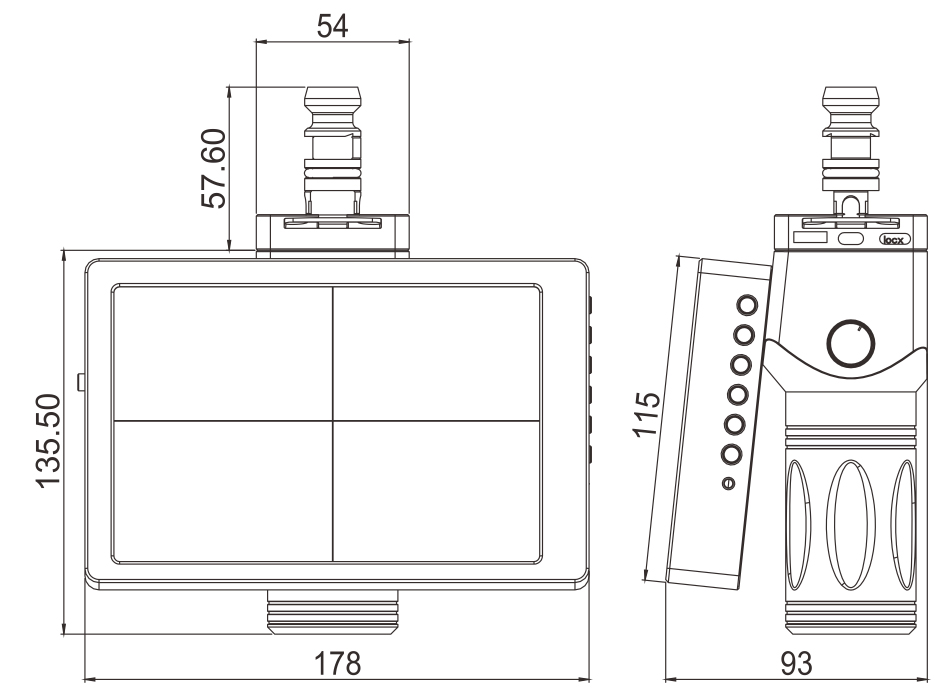 POFI-3080R-3R port Camera detector-Specification