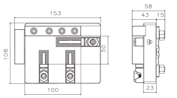 Fixture for 50x100 Tiny components-Specification