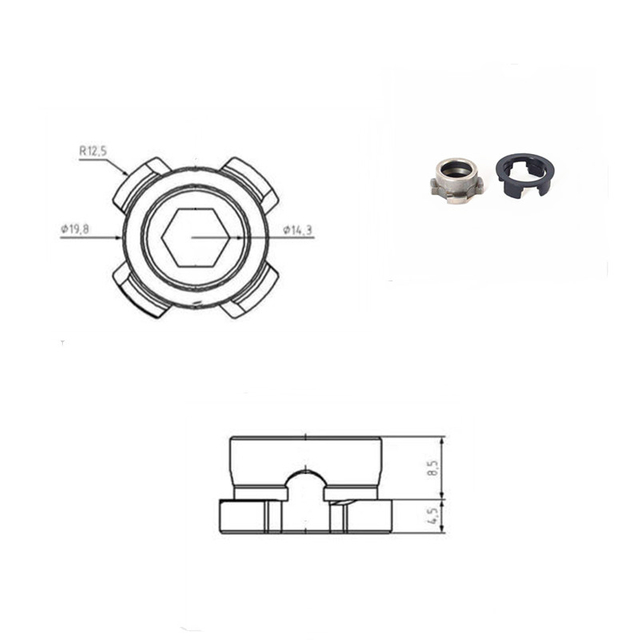 POFI Ø20x13 Mm Rust Resistant WEDM Drawbar 3R-605.10E