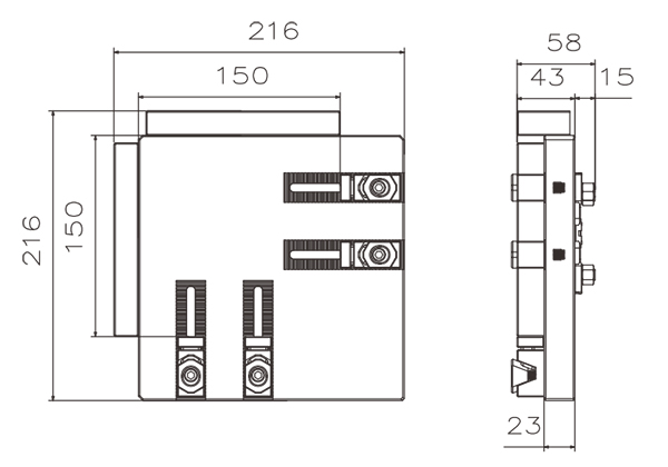 Clamping tools special use for tiny component 100x150mm-Specification