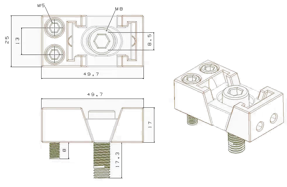 XP-00M8-M8 OK vise-specification