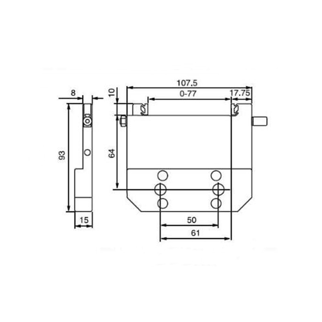 High Quality Wire EDM Tooling SuperVice Equal To 3R-292.1