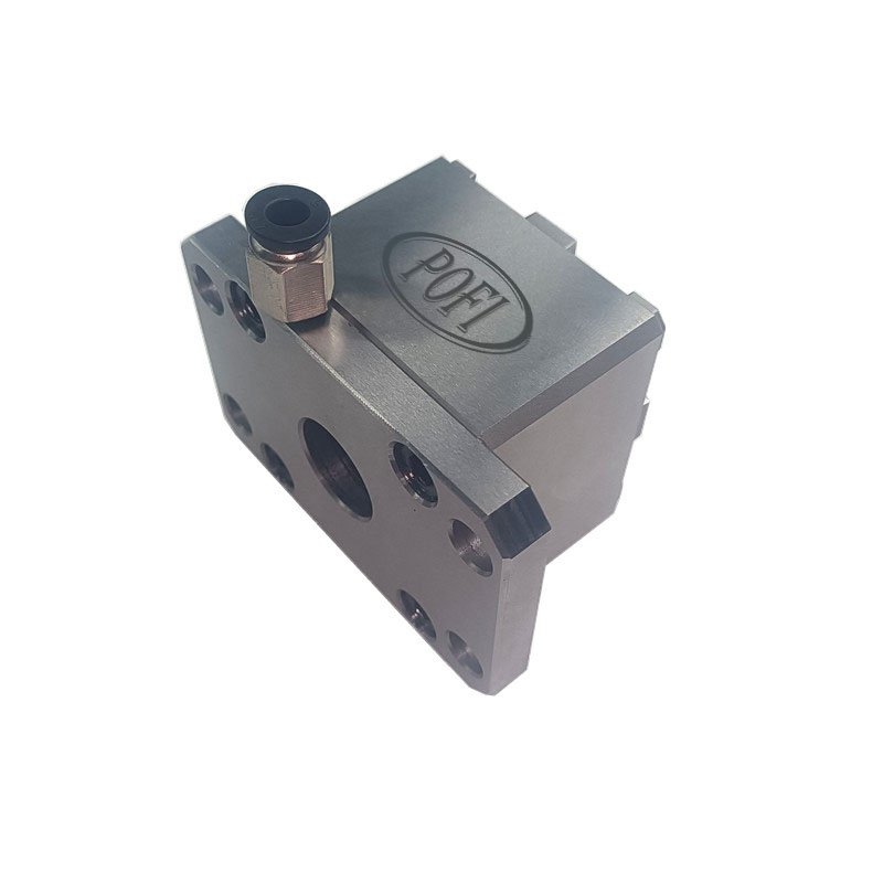 POFI 3R-600.15-3, Pneumatic chuck with base plate, MacroHighPerformance