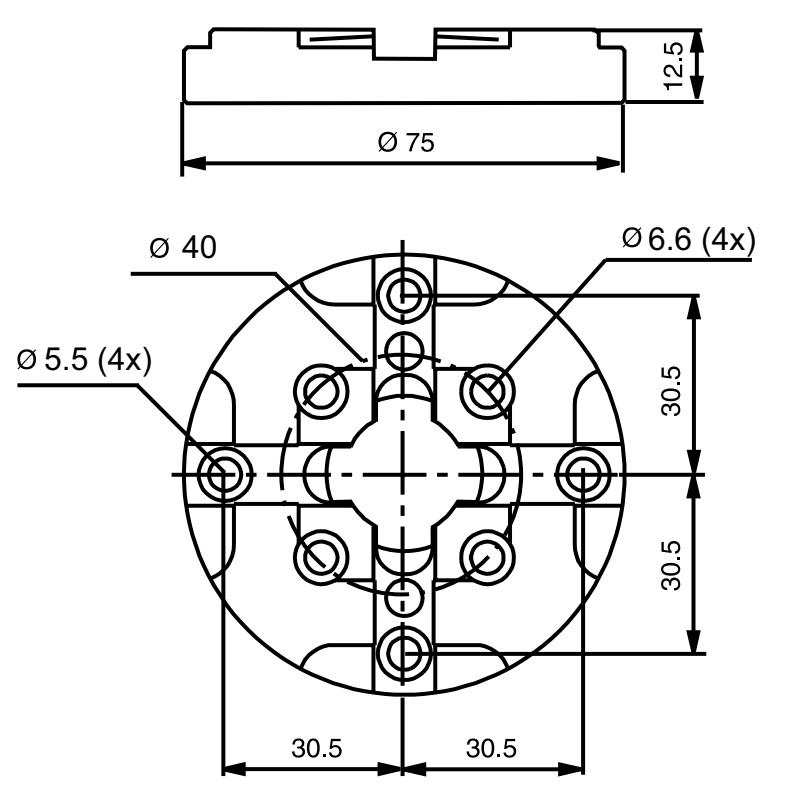 3R-651.75E-N-Reference Element φ75mm-Spec